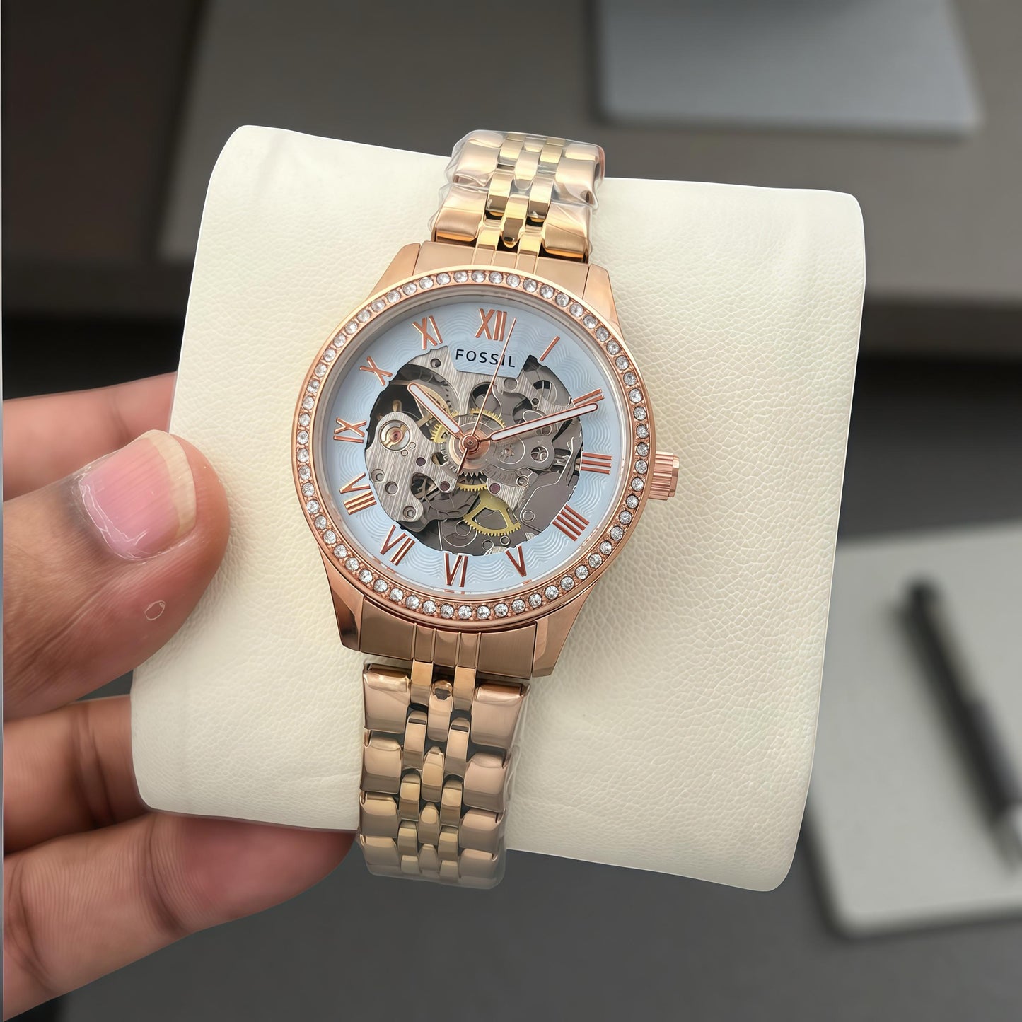 Fossil sleek mechanical watch Collection