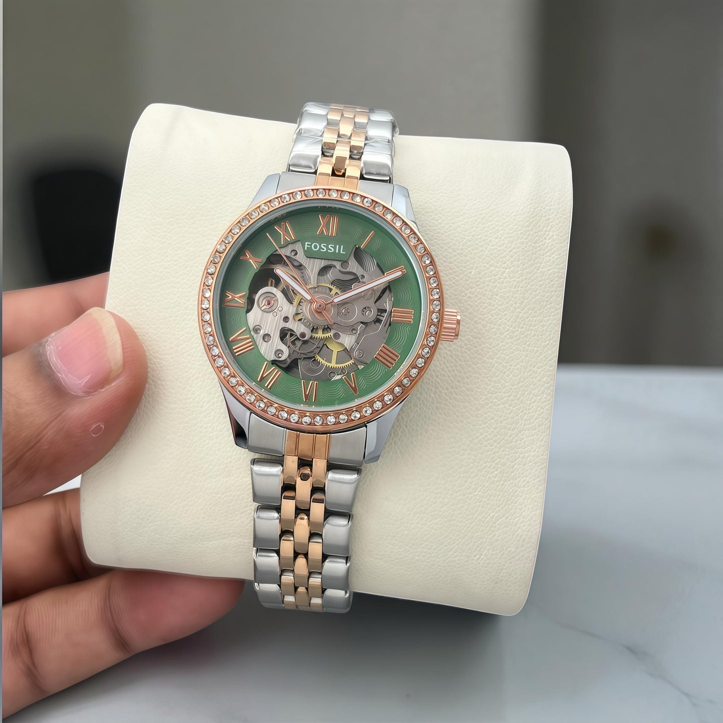Fossil sleek mechanical watch Collection