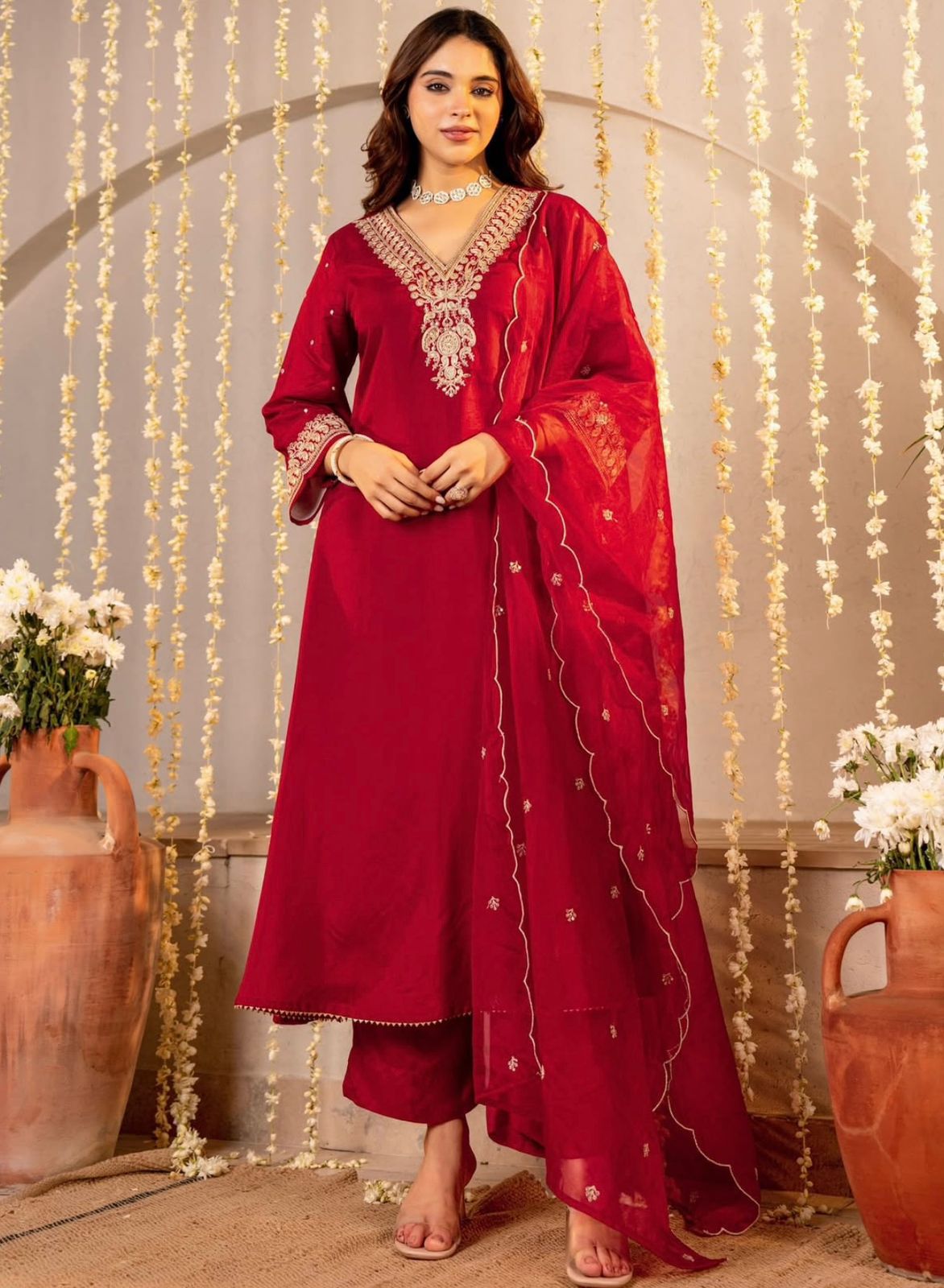 Designer Ethnic Kurta and Pant Set