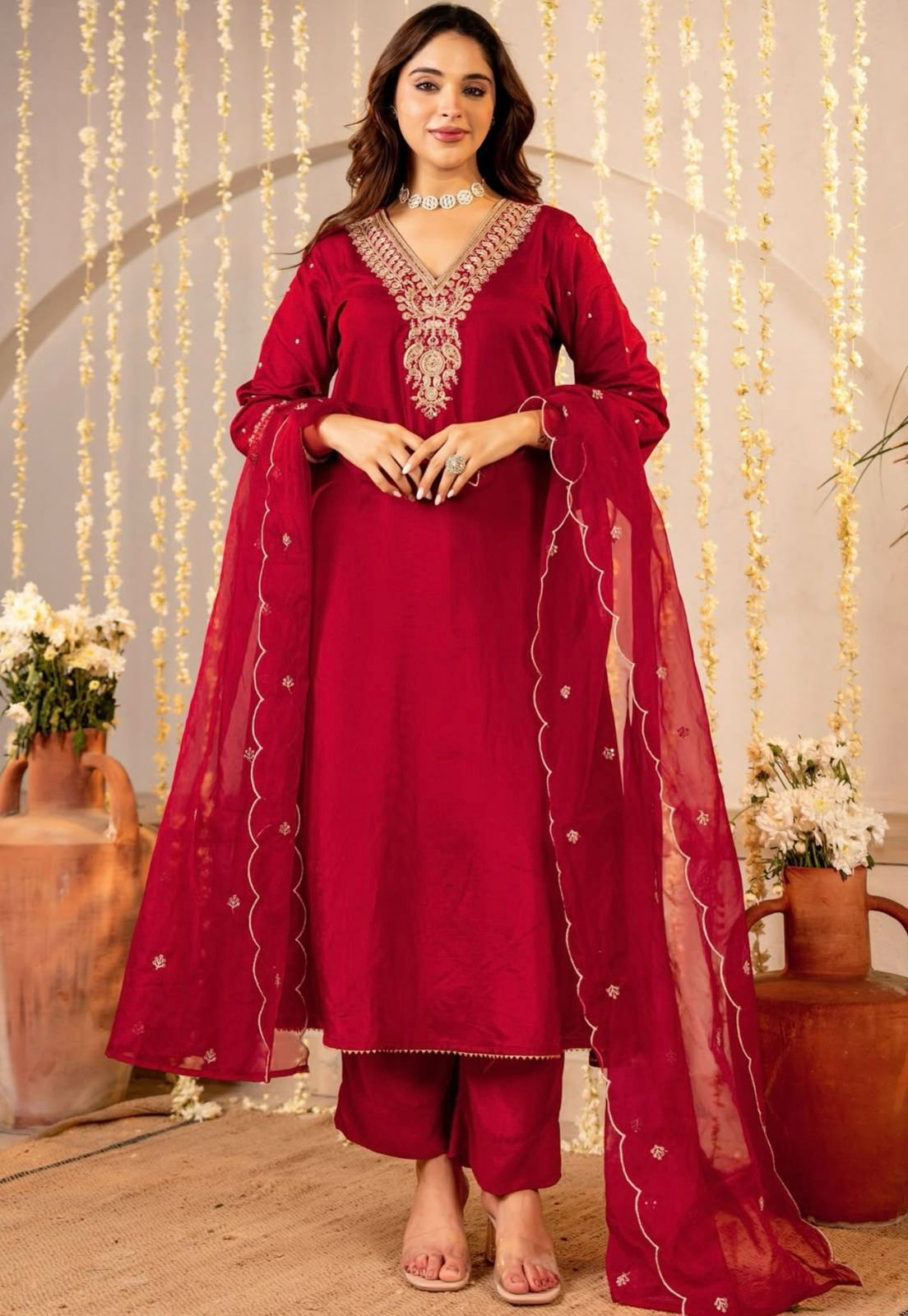 Designer Ethnic Kurta and Pant Set