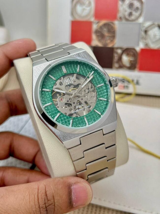 Tissot 1853 Fully Automatic Silver Green Watch