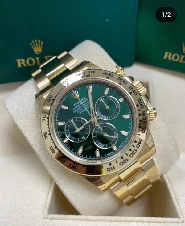 Rolex Oyster Perpetual Coronagraph Daytona Green Dial Metal Men’s Automatic Watch For Man Gift Rlx-116508