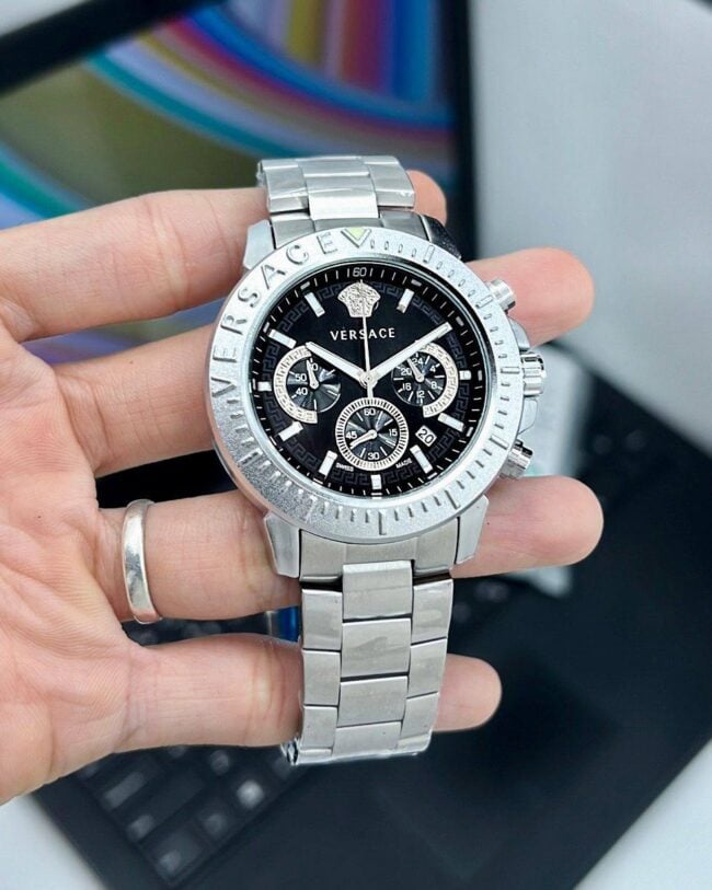 Versace Greca Chronograph Watch