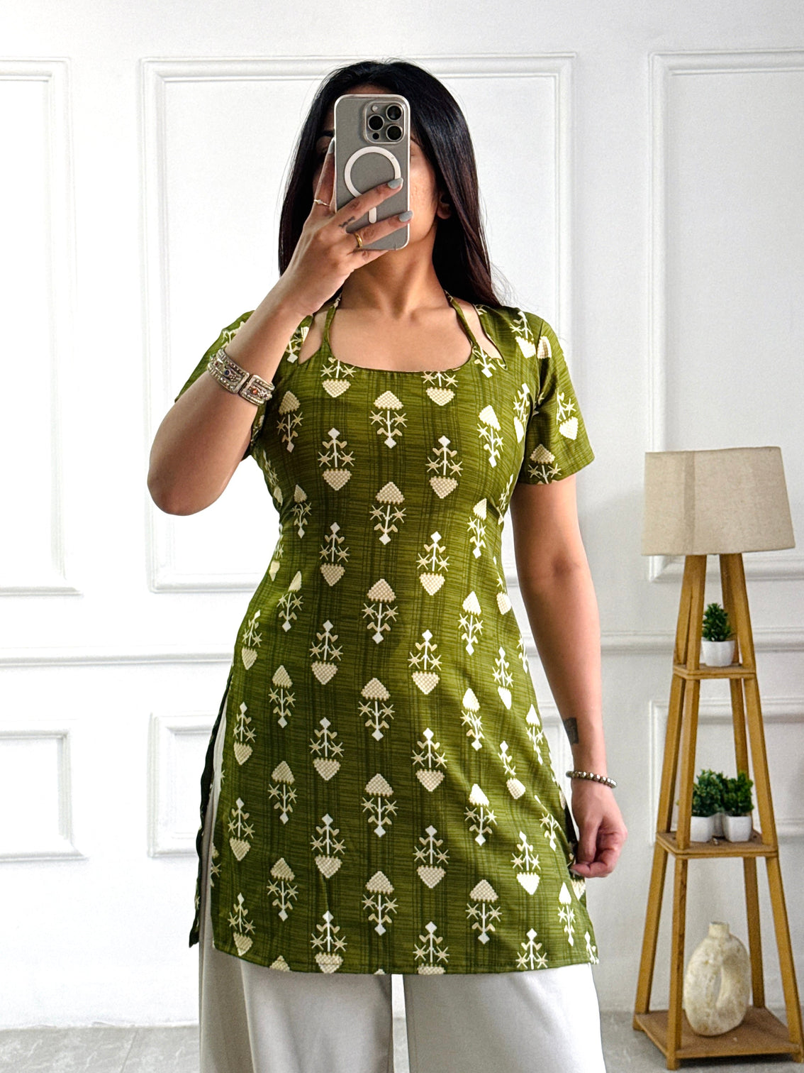 Ethnic geometric multi wear tunic adjustable fit mameraa