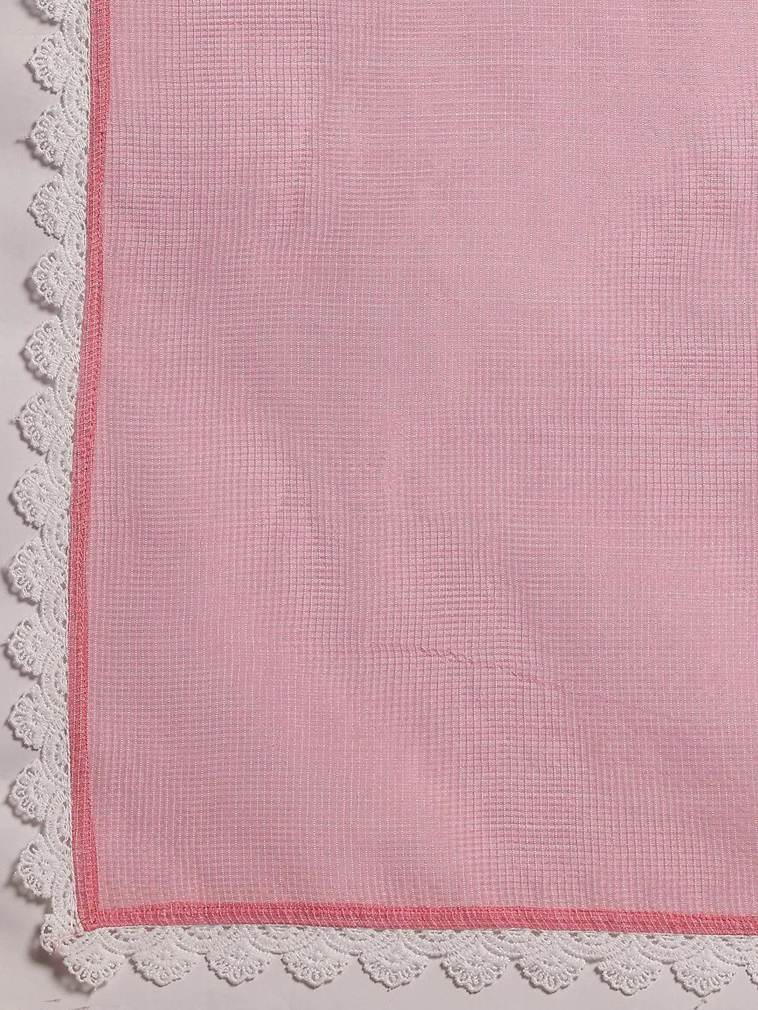Libas Pink Embroidered Cotton Pakistani Suit