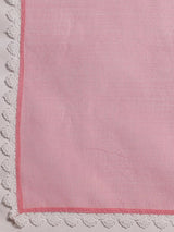 Libas Pink Embroidered Cotton Pakistani Suit