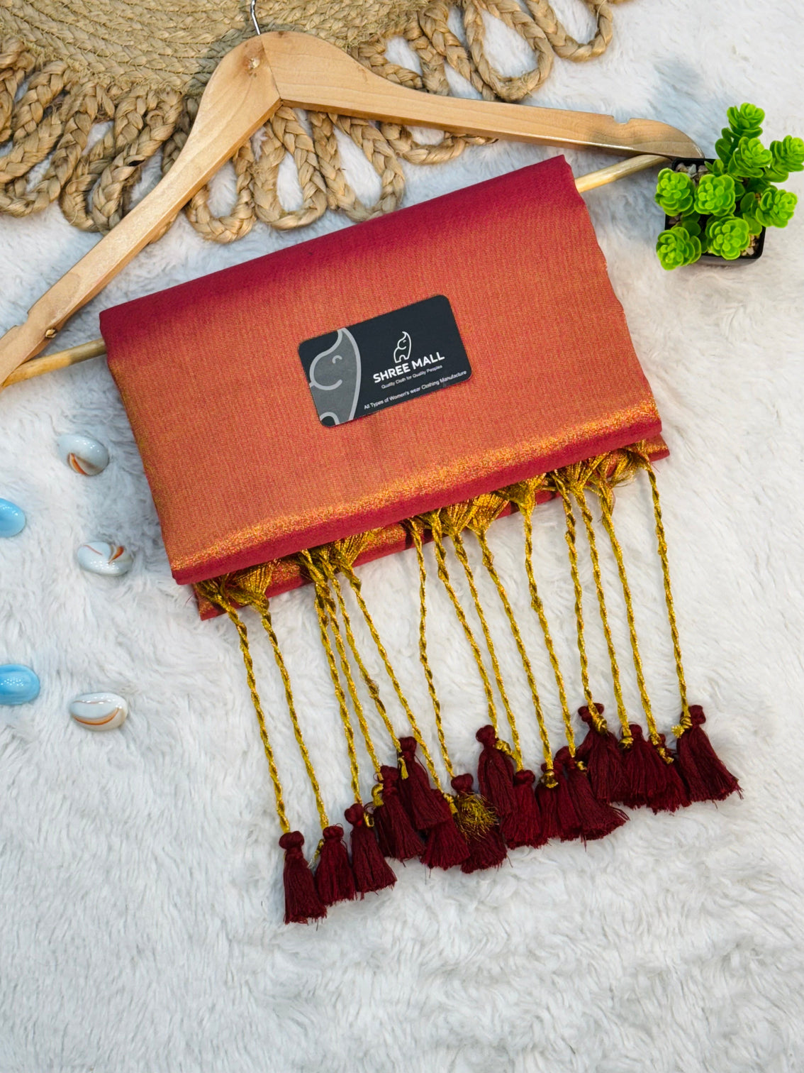 Elegant singal color tissue silk saree with traditional patterns lightweight festive wear mameraa