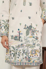 Luxury White Kurta for Indian Wedding Mens Wear