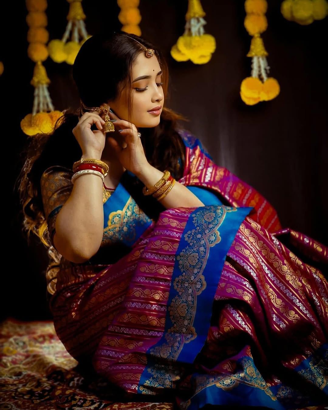Incredible Purple Soft Silk Saree With Aplomb Blouse Piece