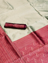 Admirable Sea Green Soft Silk Saree With Angelic Blouse Piece