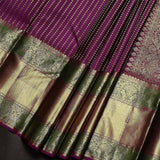 Outstanding Purple Soft Banarasi Silk Saree With Dazzling Blouse Piece