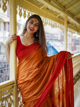 Stunning Yellow Cotton Silk Saree With Glowing Blouse Piece