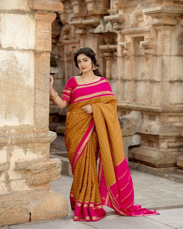 Mellifluous Mustard Soft Silk Saree With Ailurophile Blouse Piece