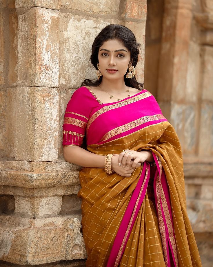 Mellifluous Mustard Soft Silk Saree With Ailurophile Blouse Piece