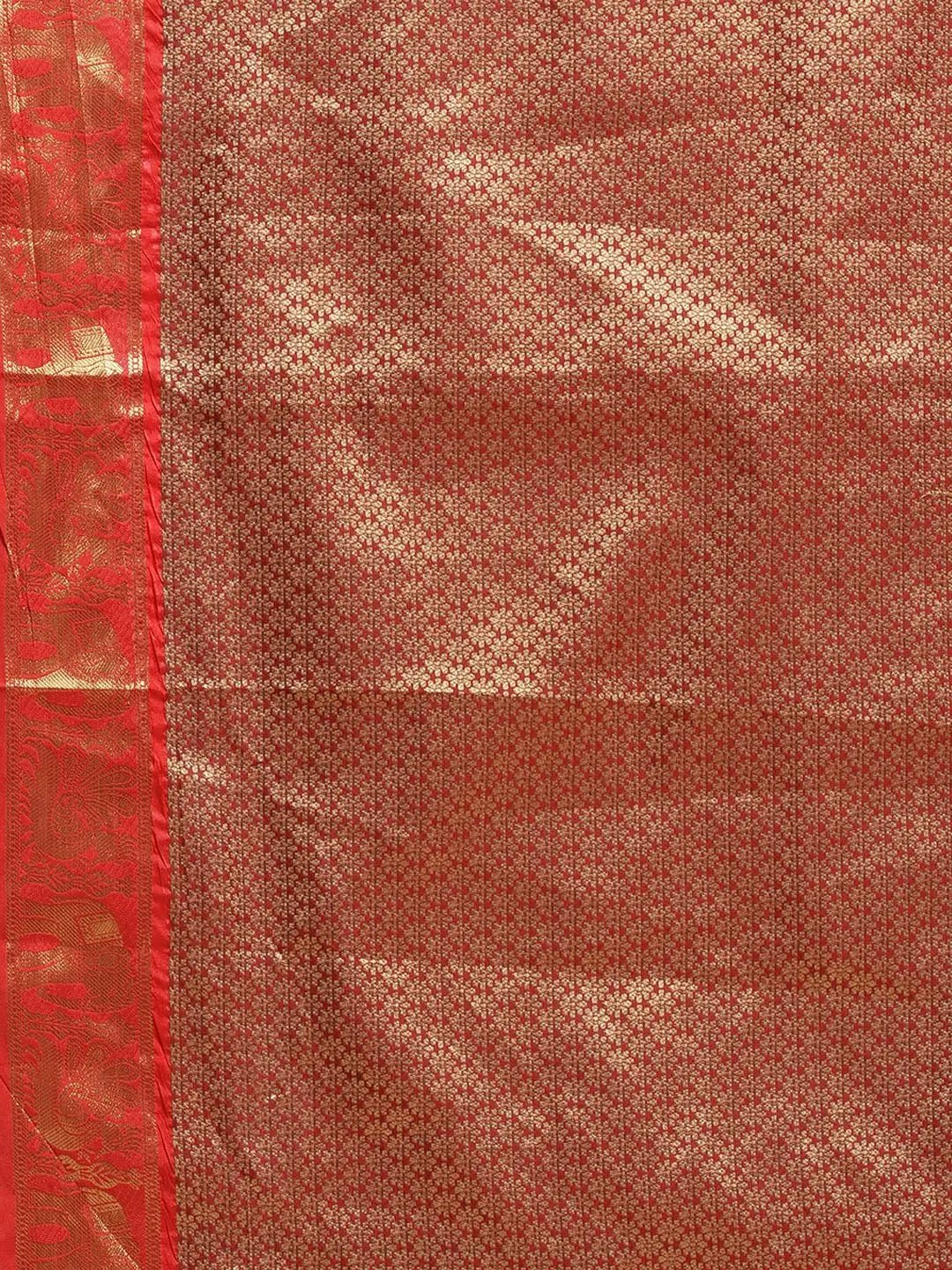 Exclusive Banarasi Pattu Zari Motifs Festive Wear Saree