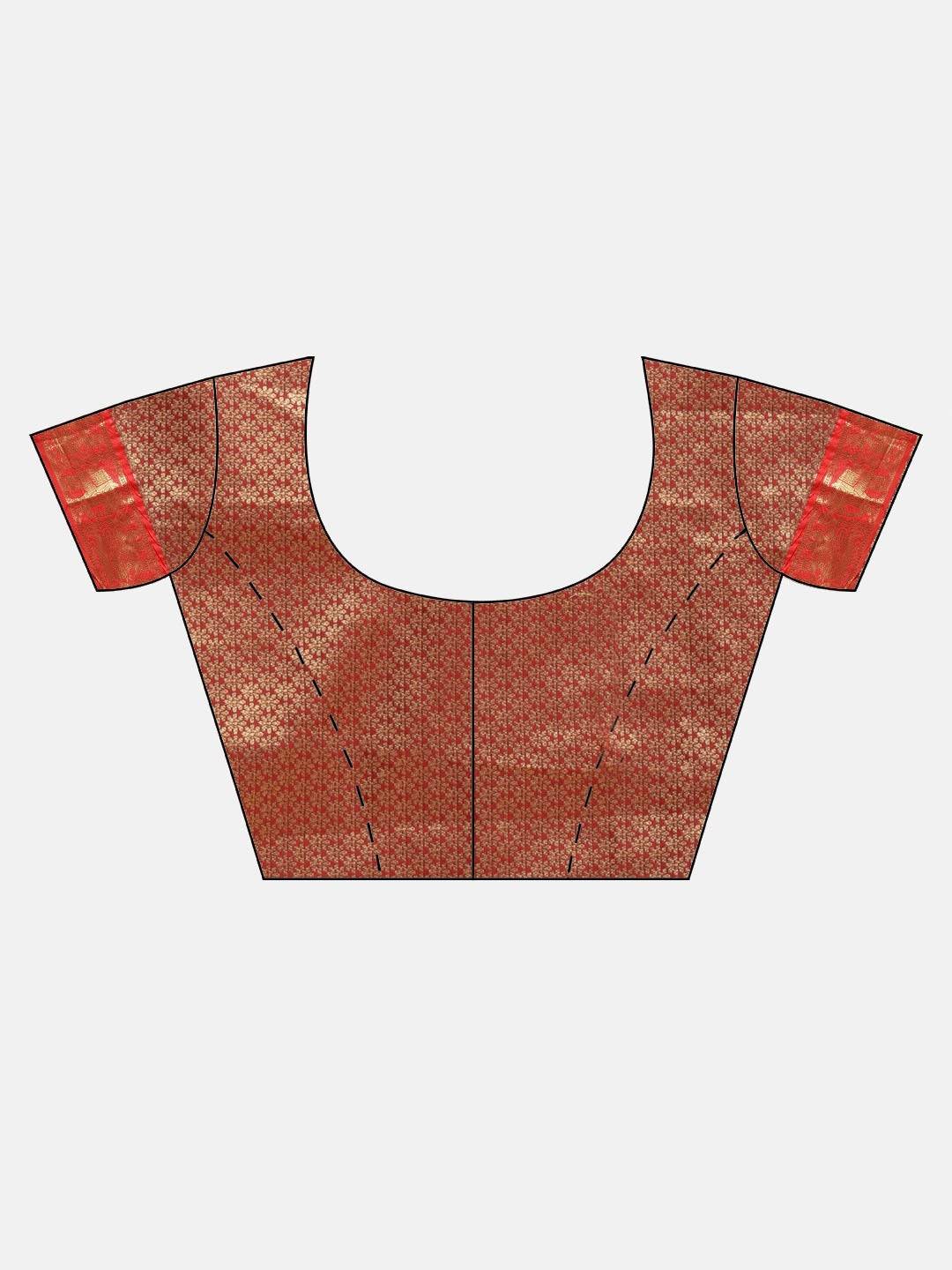 Exclusive Banarasi Pattu Zari Motifs Festive Wear Saree