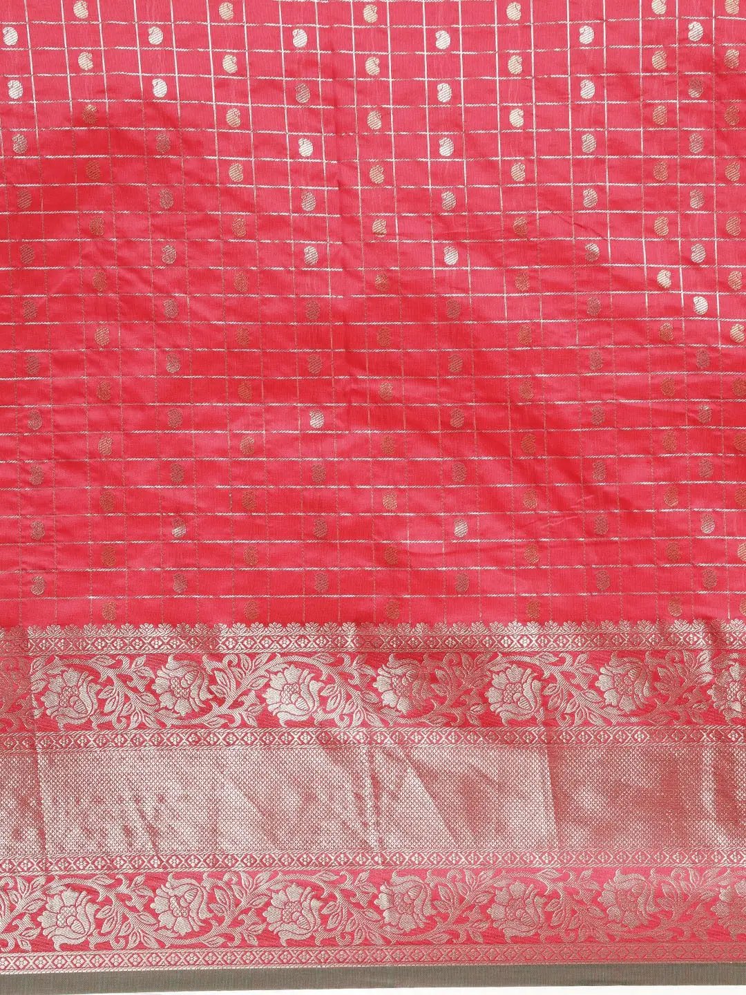 Pink Colour Kanjivaram Soft Silk Kanchi Zari Weaving Saree