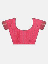 Pink Colour Kanjivaram Soft Silk Kanchi Zari Weaving Saree