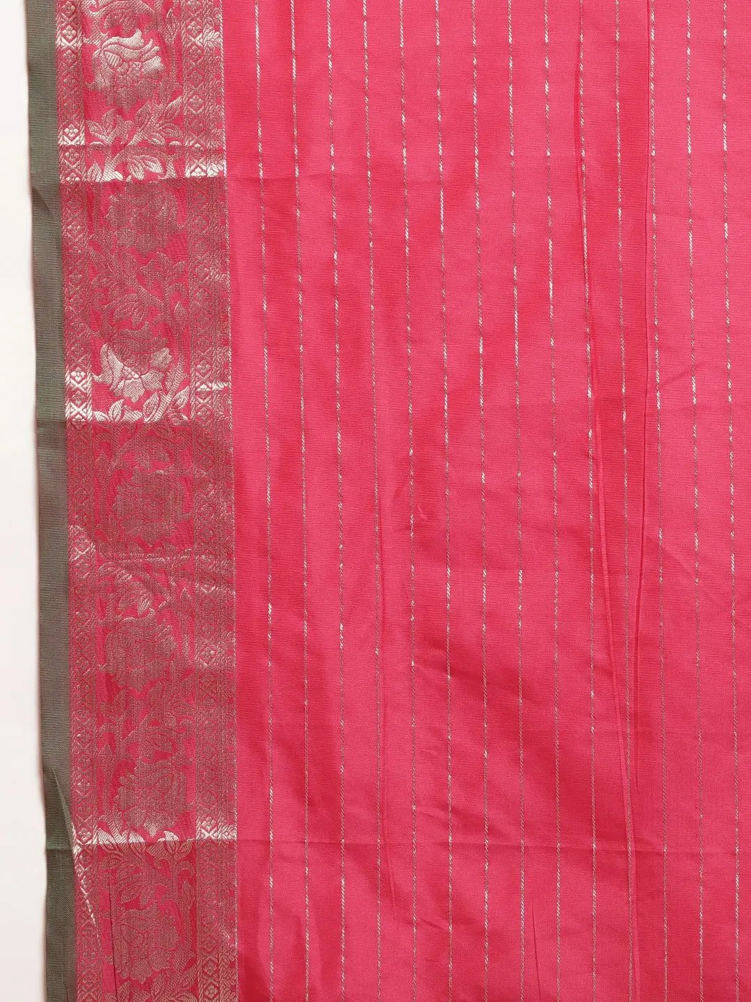 Pink Colour Kanjivaram Soft Silk Kanchi Zari Weaving Saree