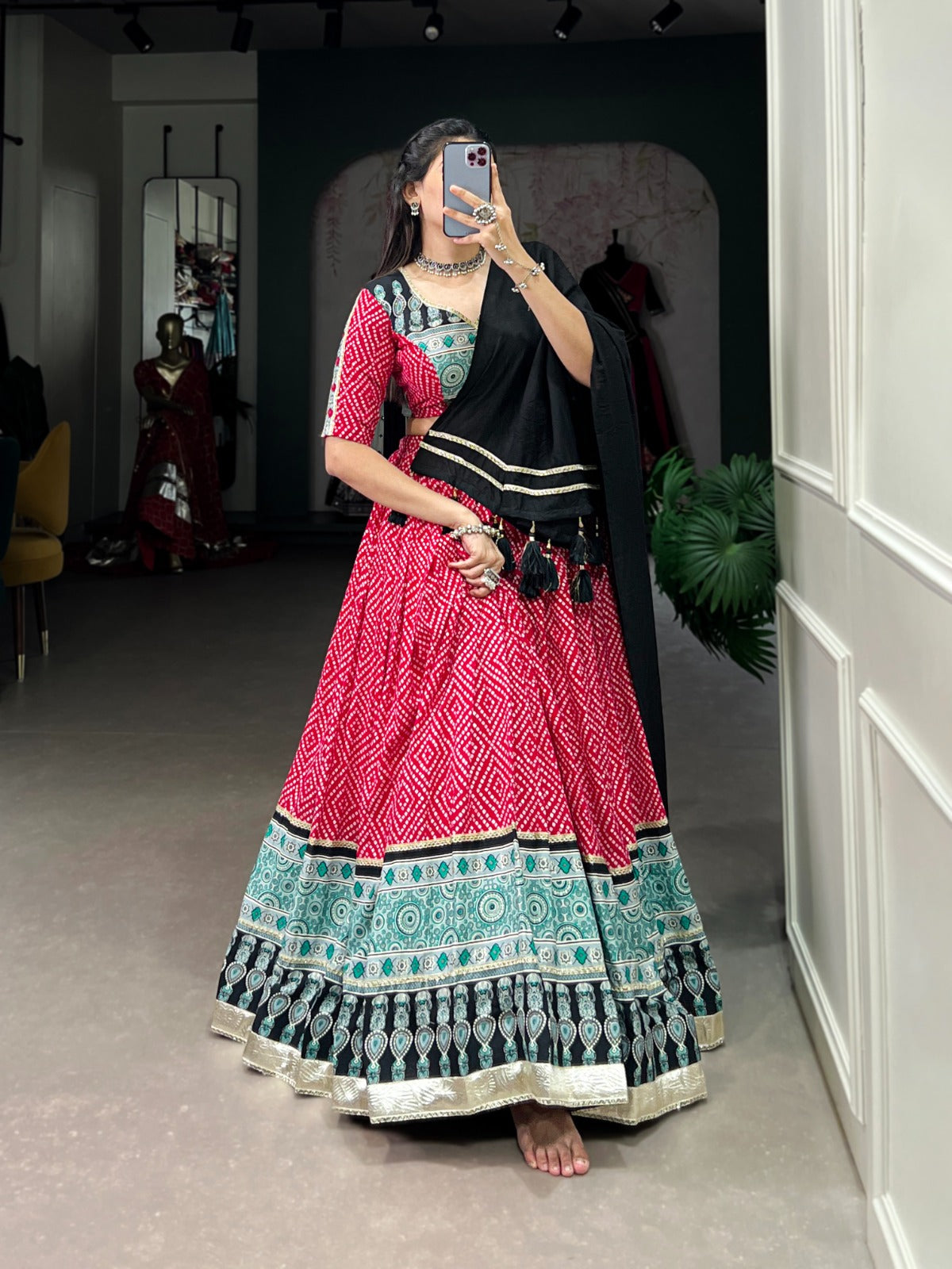 Celebrate Your Navratri Festival with Rayon Lehenga Choli