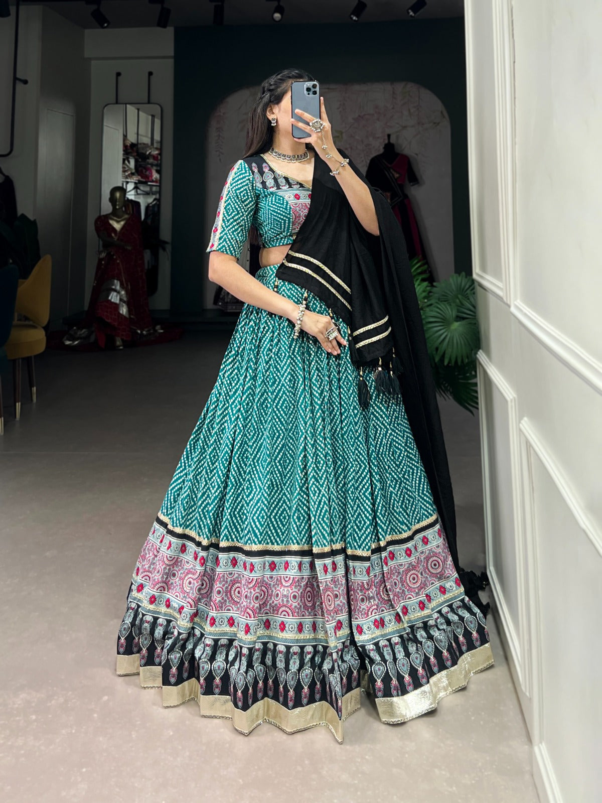 Celebrate Your Navratri Festival with Rayon Lehenga Choli