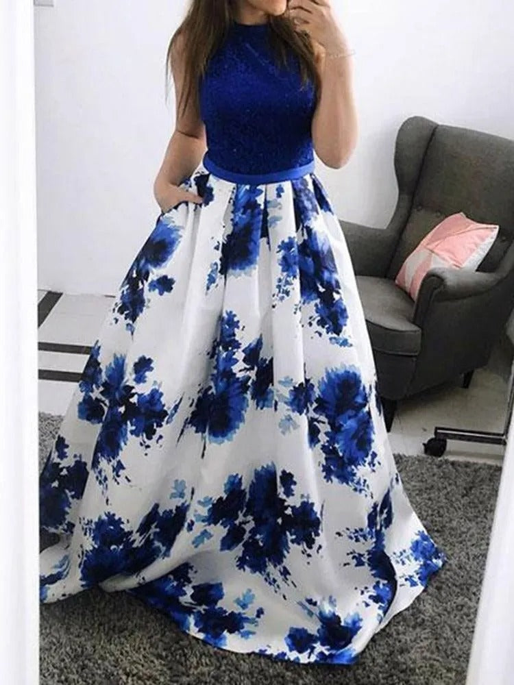 Lehenga Choli in Blue Color with Velvet Top and Silk