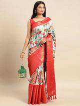 Trendy Kalamkari Pattu Banarasi Silk Saree