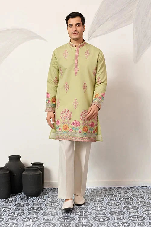 Latest Wedding Pista Kurta Design for Mens Wear