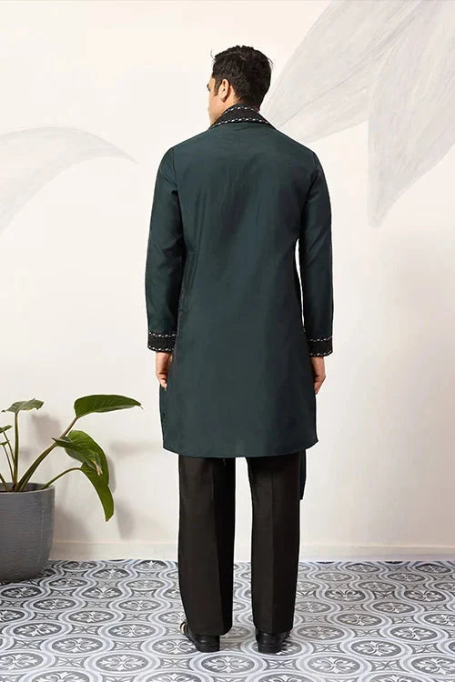 The Ultimate Designer Green Kurta with Dupatta for Mens Wear