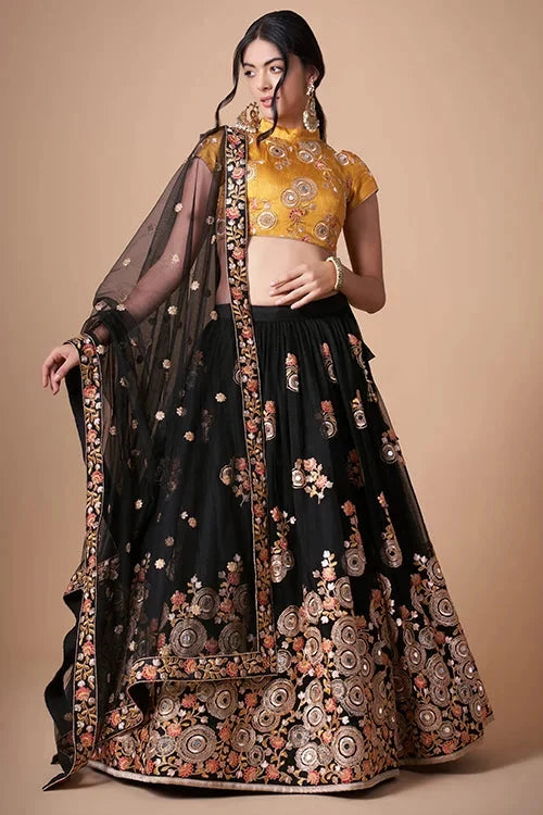 Mesmerizing Sequins Embroidered Lehenga Choli Designs Infusing Sparkle and Sophistication