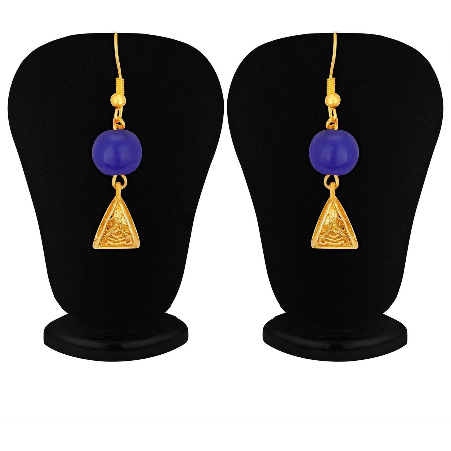 Metal Jewel Set (Blue, Gold)