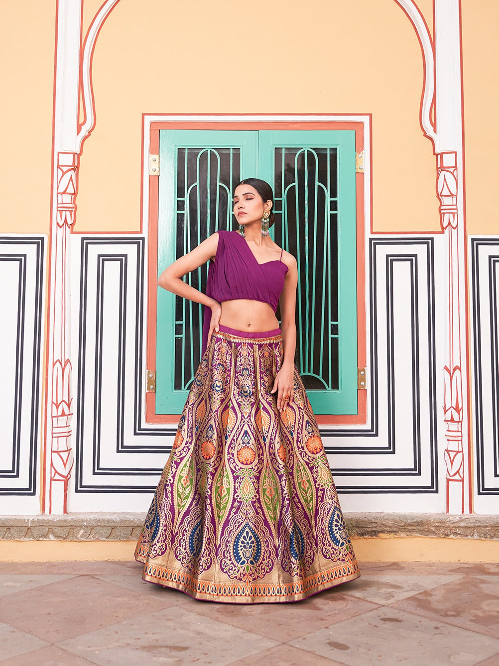 Classic and Stylish Banarasi Silk Lehenga Choli