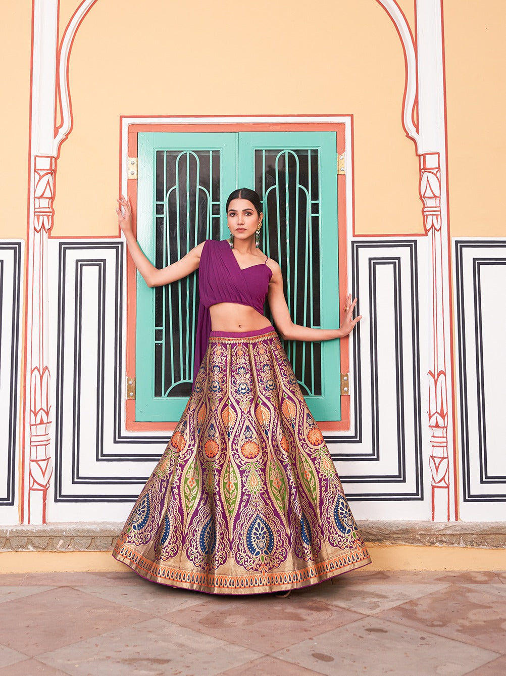 Classic and Stylish Banarasi Silk Lehenga Choli