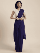 Pure Soft Georgette Geometric Print Party Wear Saree