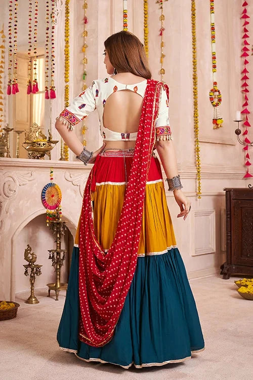 Classic Multi Color Chaniya Choli for Navratri Special
