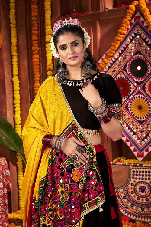 Traditional Navratri Mirror Chaniya Choli for Women