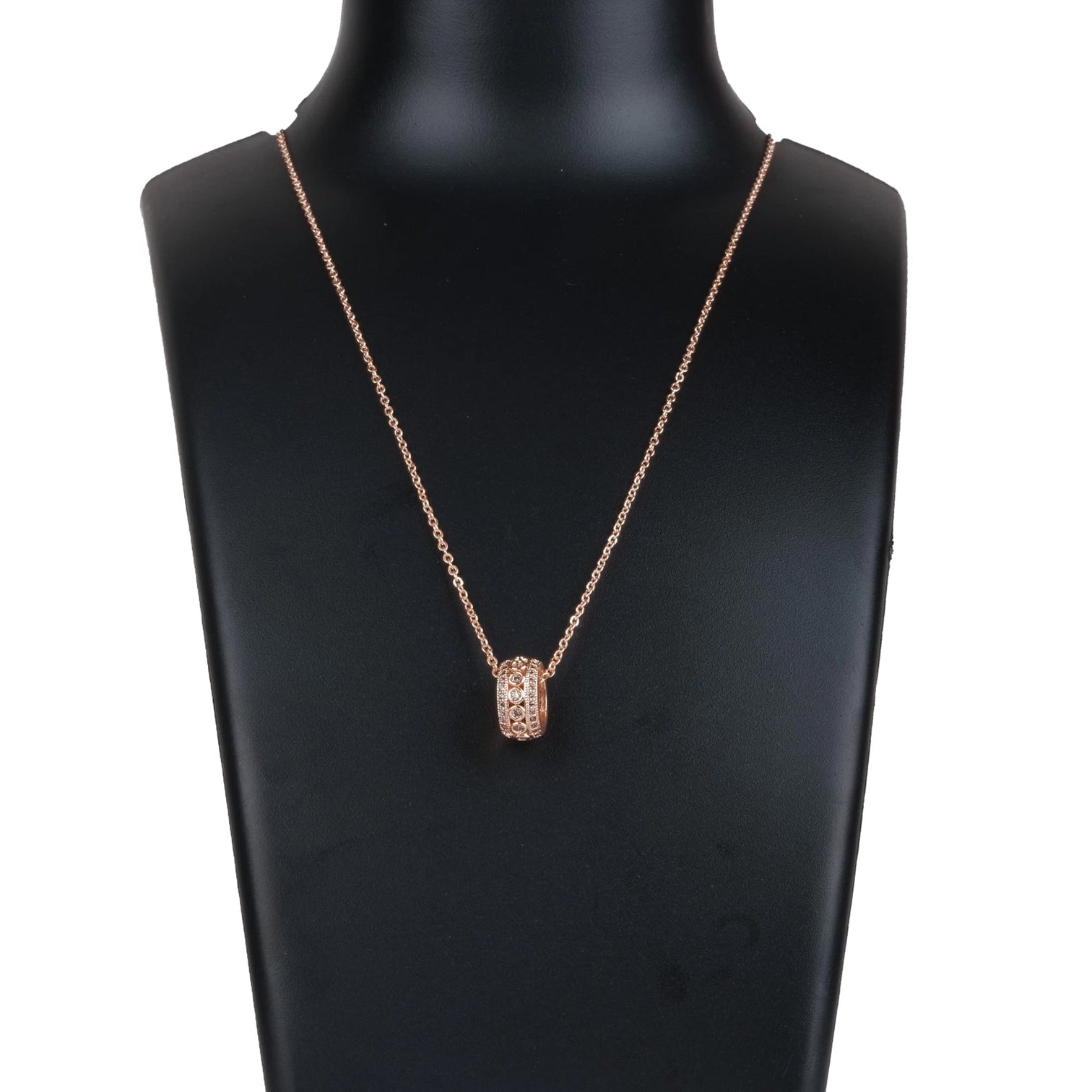 New American Dimond Pendent With Chain-125 Gold-plated Diamond Brass Pendant