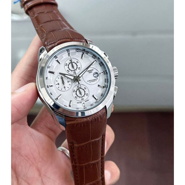 Brown Edition Leather Tissot Watch (SG-174) | Mameraa