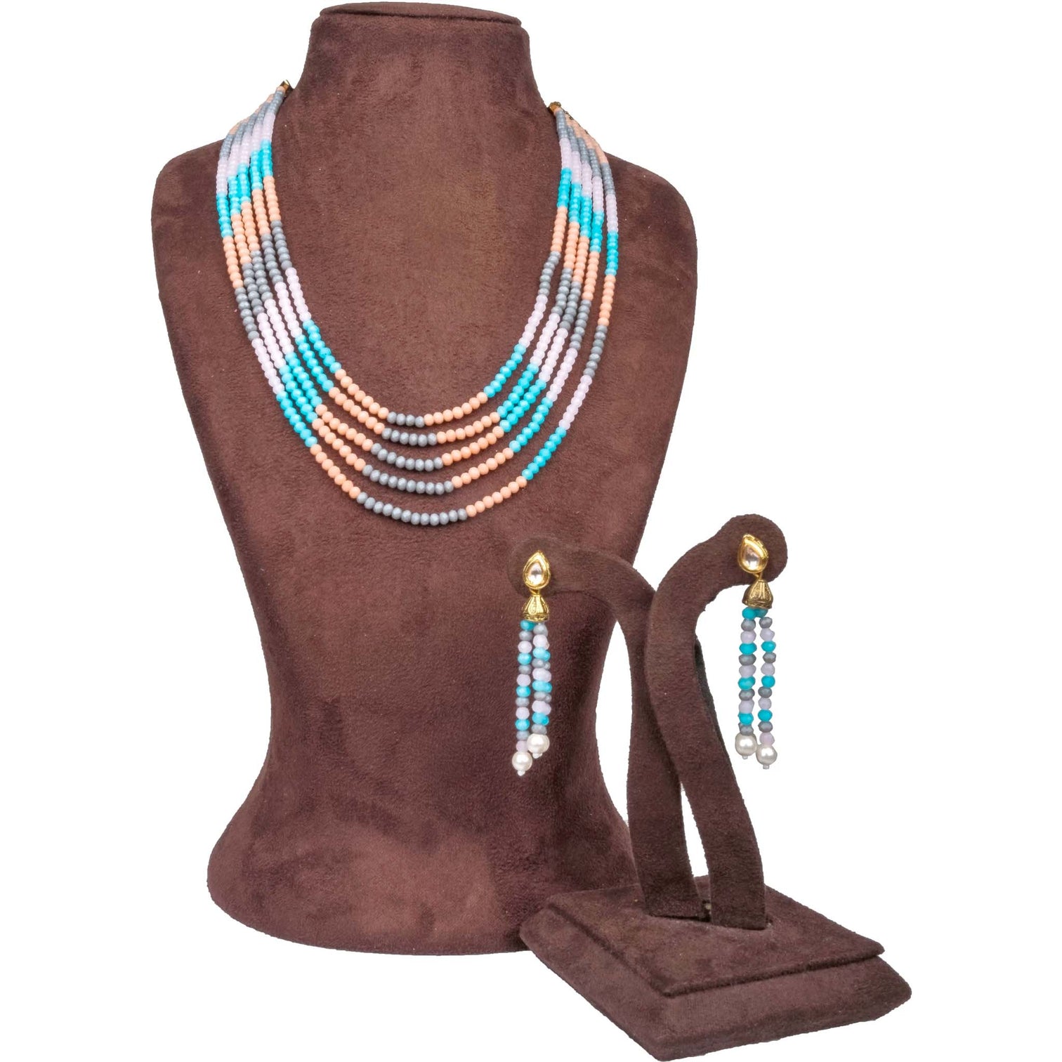 New Fancy Color necklace Alloy Gold-plated Jewel Set