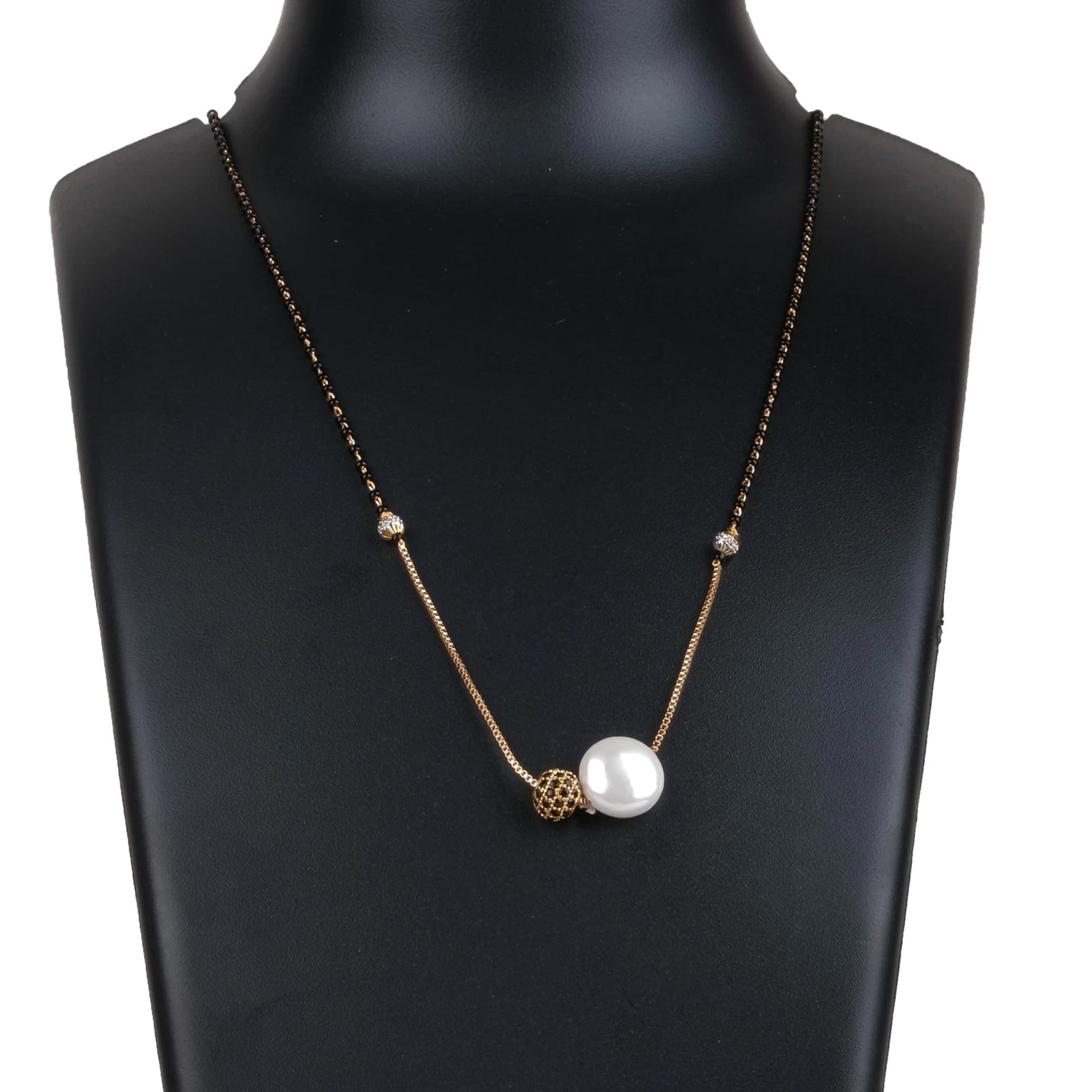 Pearl Brass Pendant Black Dimond Pearl Brass Pendant