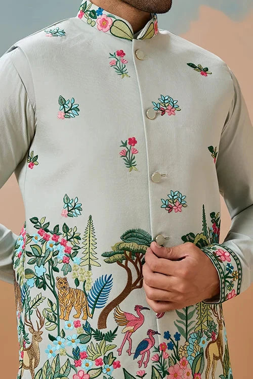 Trendy Royal Pista Ethnic Wear Koti Kurta Set for Men