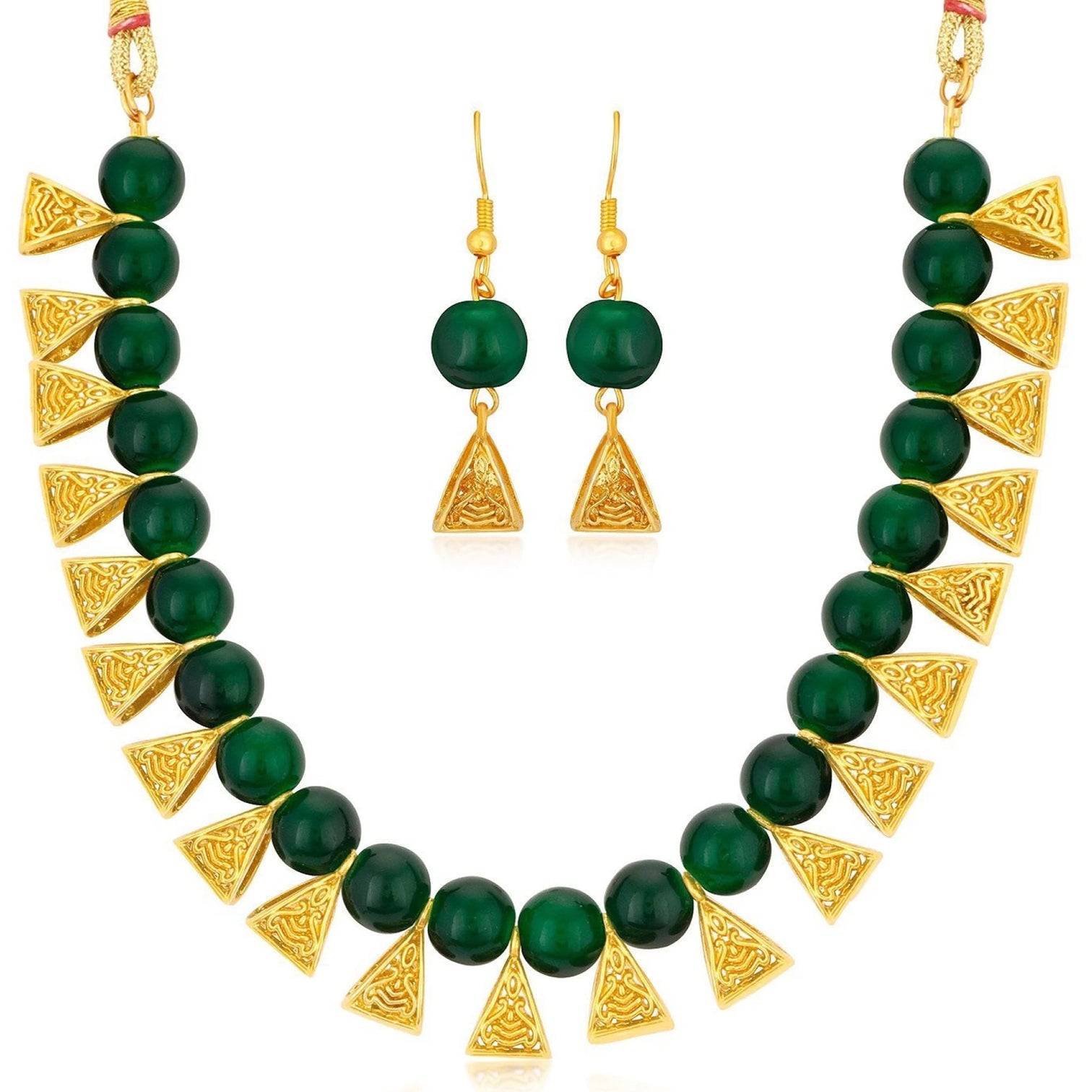 Plastic Jewel Set (Green)