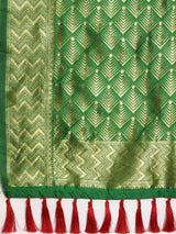 Patola Silk Saree Woven Design With Zari Border