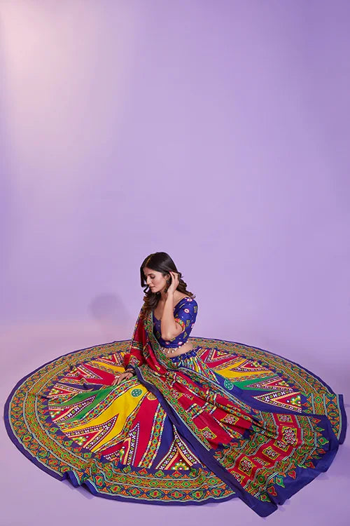 Ready to Wear Hand Printed Latest New Navratri Chaniya Choli