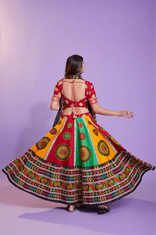 Ready to Wear Special Hand Print Navratri Special Collection