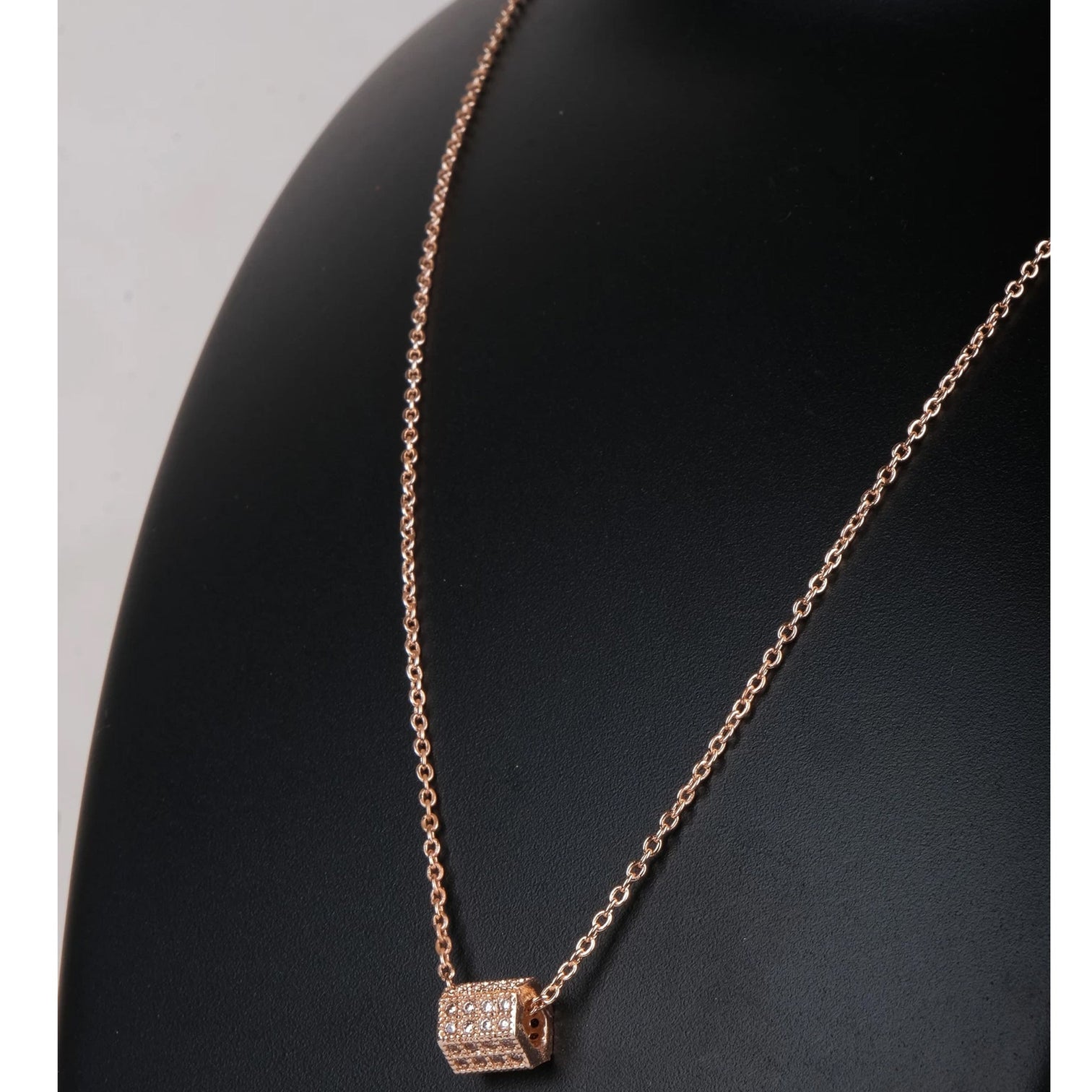 Rose Gold Premium Jewelry Pendent Gold-plated Diamond Brass Pendant