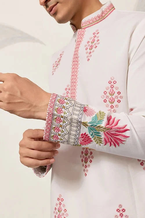 Royal Prince White Kurta Outfit for Mens Wear Collection