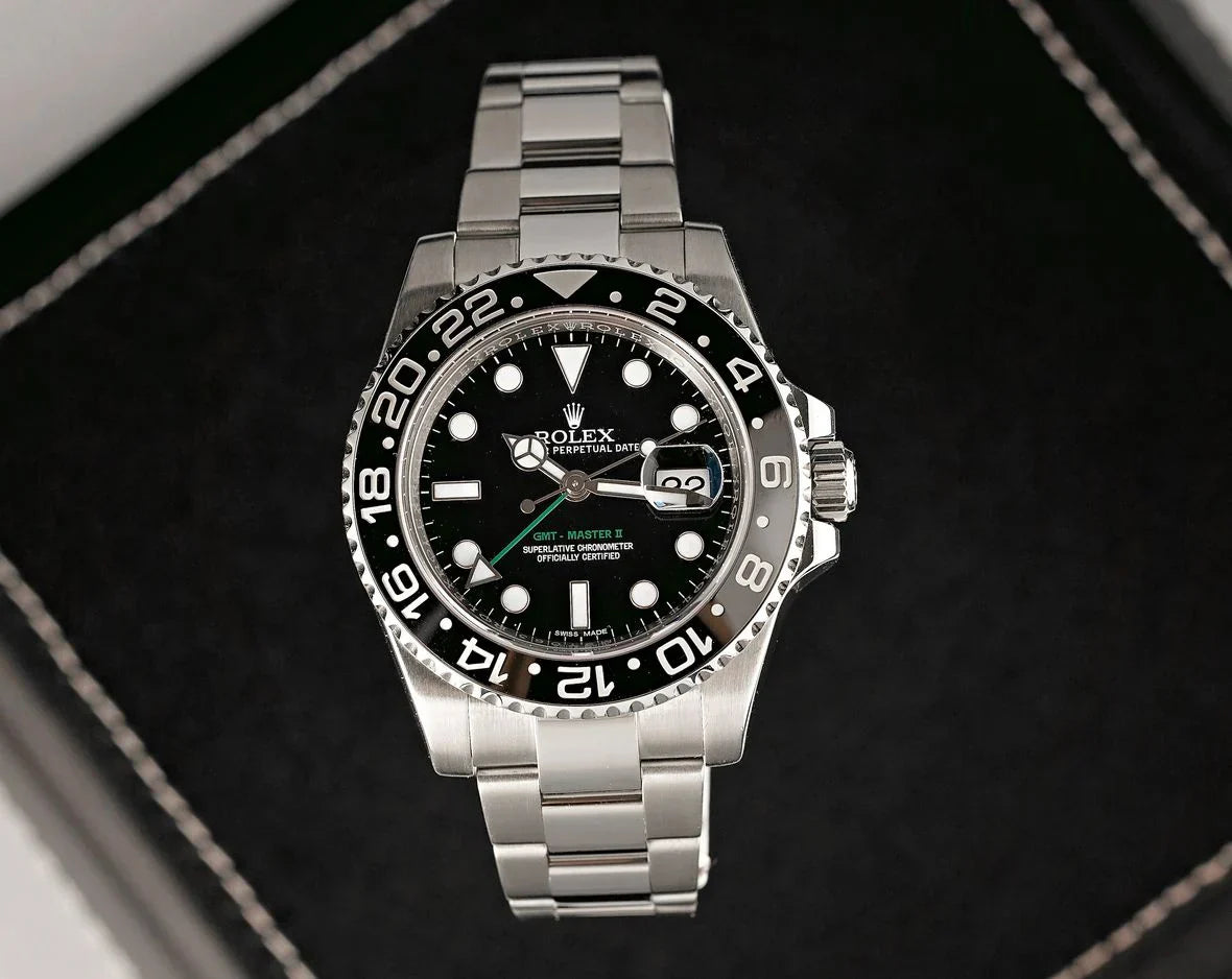 Rolex Gmt Master Ii 116710Ln Black Dial 40Mm Stainless Steel Men’S Watch