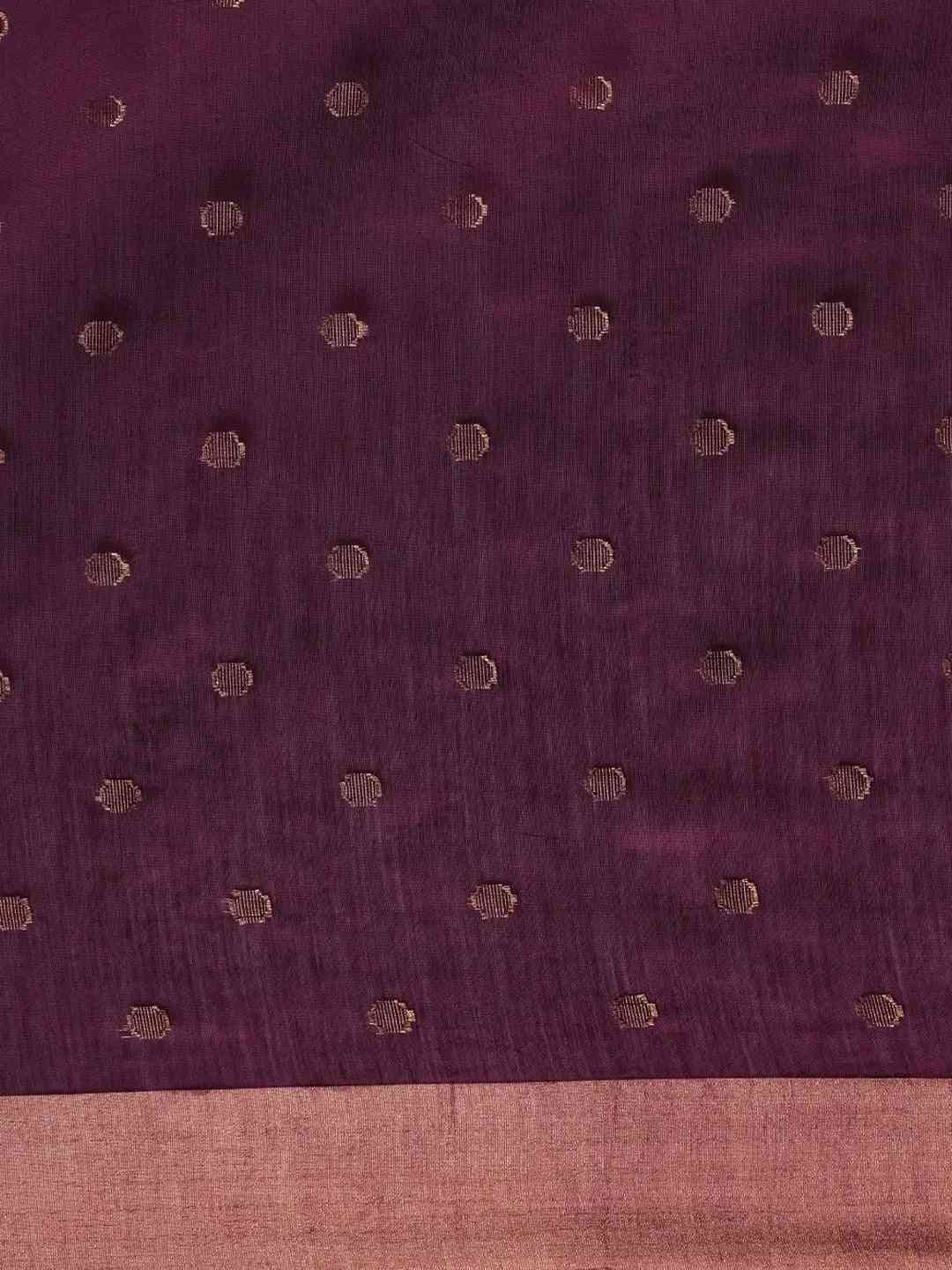Banarasi Silk Saree With Woven Design And Zari Work