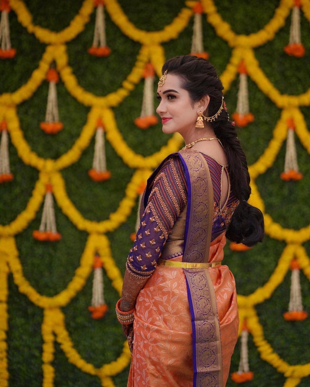 Murmurous Peach Soft Banarasi Silk Saree With Profuse Blouse Piece